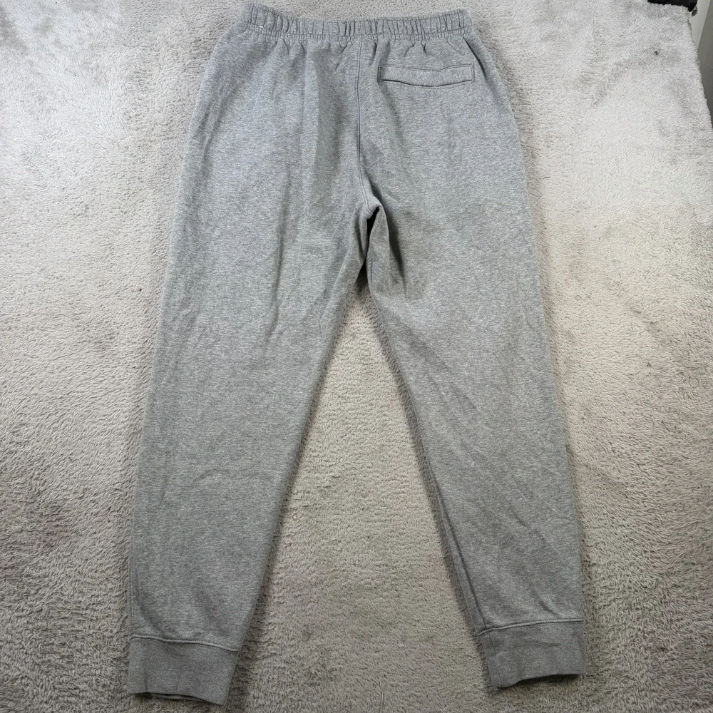 Nike Sweatpants Mens Medium Grey Sportswear Club Fleece Joggers Gym Drawstring